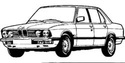Метални кори под двигател за BMW 5 Ser (E28) от 1981 до 1987